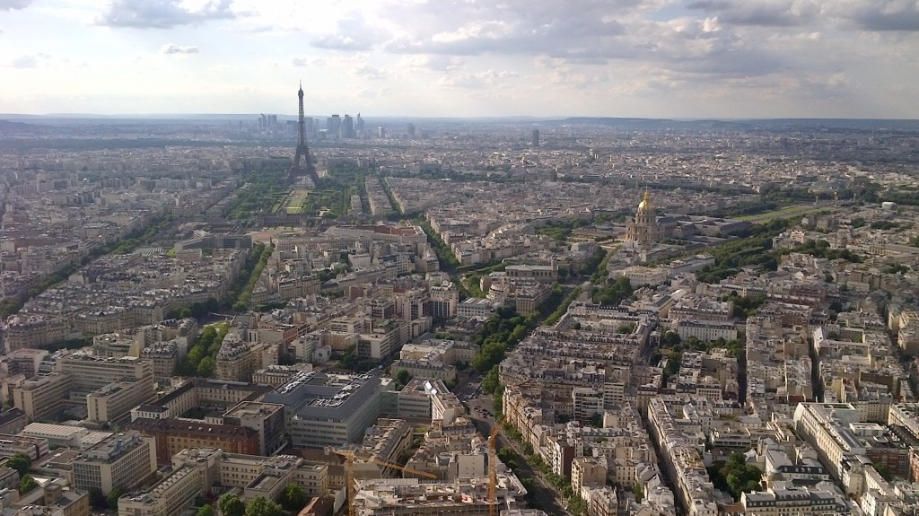 View of Paris from la Tour Montparnasse