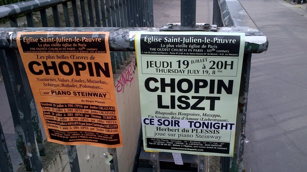 Poster for Chopin and Liszt