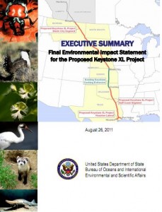 Cover of Executive Summary of Keystone XL Final Environmental Impact Statement