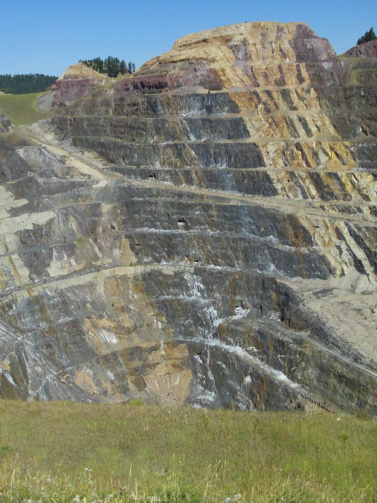 Homestake Open Pit mine site, Lead, Black Hills, South Dakota, 2011.09.11