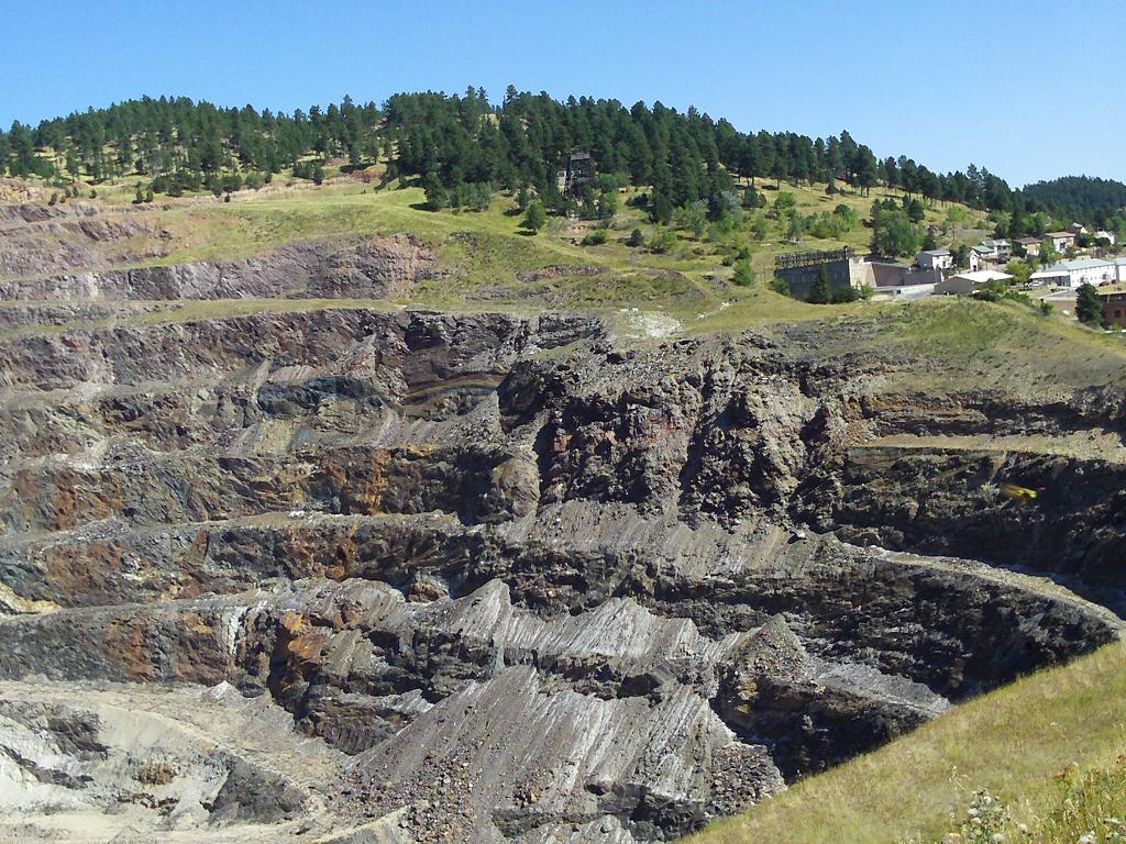 Homestake Open Pit mine site, Lead, Black Hills, South Dakota, 2011.09.11