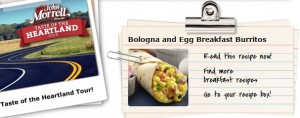 John Morrell Bologna and Egg Breakfast Burrito