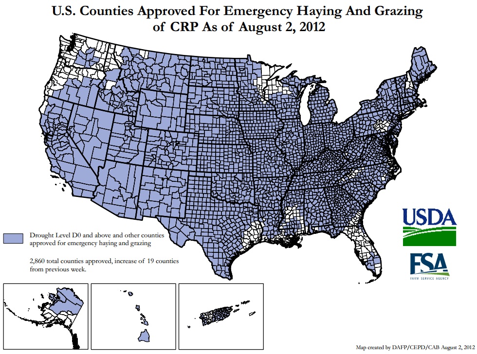 USDA-CRP-emergency haying and grazing 20120802