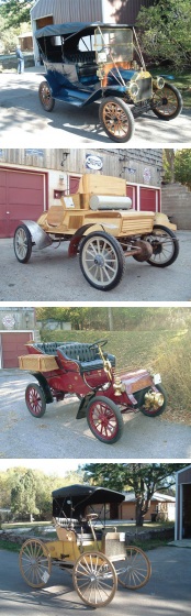 Four cars from the Les and Delores Schuchardt collection, to be auctioned September 15, 2012