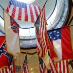 Two Confederate flags displayed at Hot Springs VA 