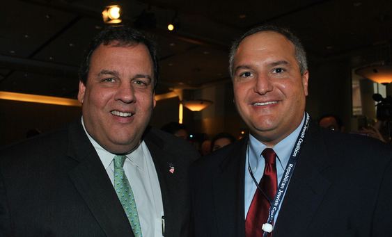 New Jersey Governor Chris Christie and South Dakota State Senator Dan Lederman, 2011.12.07
