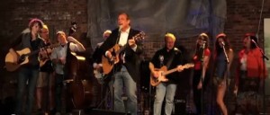 Rick Weiland plays guitar with the band