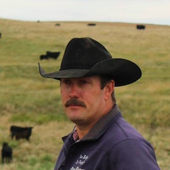 Hat, cattle, and mustache—Oren Lesmeister, Democratic candidate for District 28 Senate