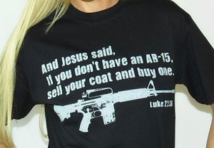 Rephrasing Luke 22:36 for the well-armed generation. Click to debunk!